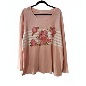 Blair Pink Floral Long Sleeve Tee